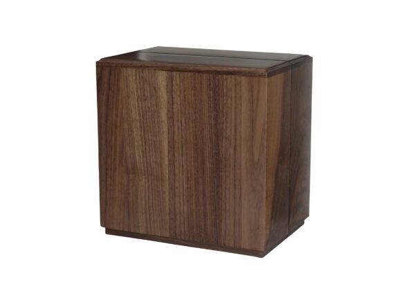 Solid Walnut Wooden Urn 2