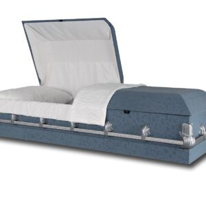 Cloth Casket Wesley Oversized Blue and Gray Exterior