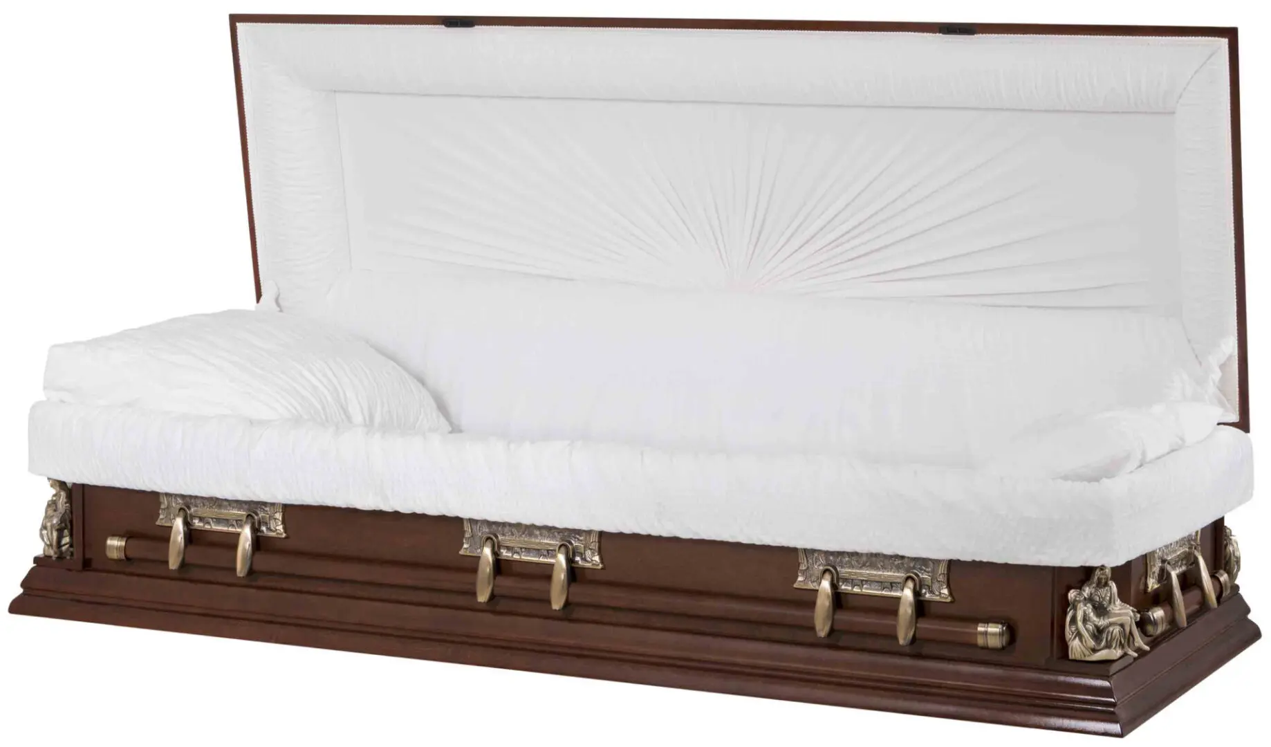 Wooden Casket Faith Maple Full Couch 3