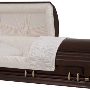 Cloth-Covered Coffin Wesley Standard 24 inches Marquis Poplar 2